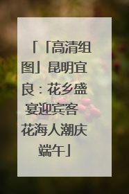 「高清组图」昆明宜良：花乡盛宴迎宾客 花海人潮庆端午