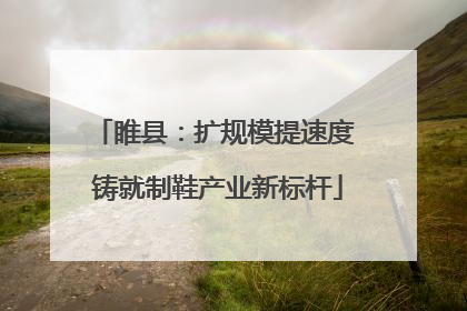 睢县：扩规模提速度 铸就制鞋产业新标杆