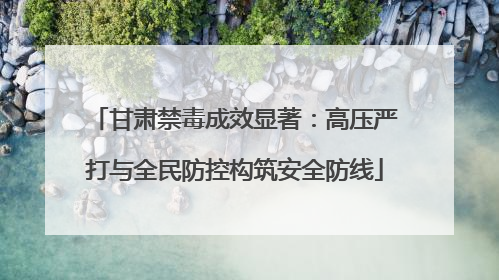 甘肃禁毒成效显著：高压严打与全民防控构筑安全防线