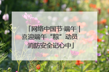 网络中国节·端午｜喜迎端午“粽”动员 消防安全记心中