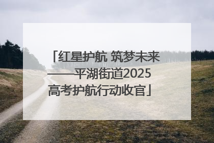 红星护航 筑梦未来——平湖街道2025高考护航行动收官