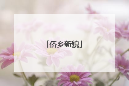 侨乡新貌