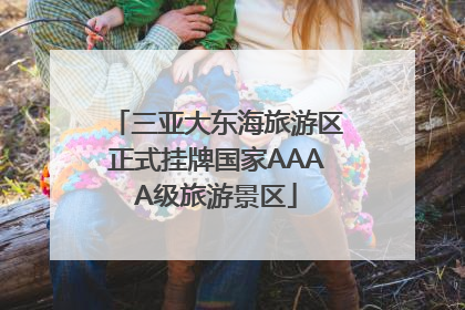 三亚大东海旅游区正式挂牌国家AAAA级旅游景区