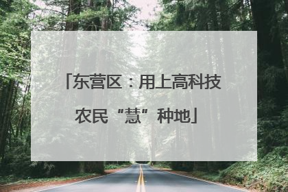 东营区：用上高科技 农民“慧”种地