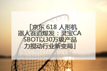 京东 618 人形机器人赛道爆发：灵宝CASBOT以30万级产品力搅动行业新变局