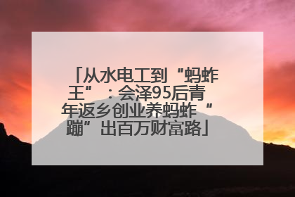 从水电工到“蚂蚱王”：会泽95后青年返乡创业养蚂蚱“蹦”出百万财富路