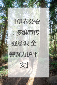 伊春公安：多维宣传强意识 全警聚力护平安
