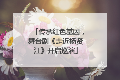 传承红色基因，舞台剧《走近杨贤江》开启巡演