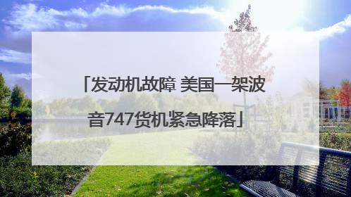 发动机故障 美国一架波音747货机紧急降落