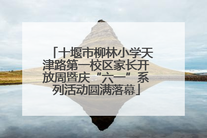 十堰市柳林小学天津路第一校区家长开放周暨庆“六一”系列活动圆满落幕