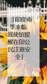 印度雨季来临 我使馆提醒在印公民注意安全
