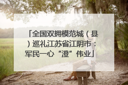 全国双拥模范城（县）巡礼江苏省江阴市：军民一心“澄”伟业