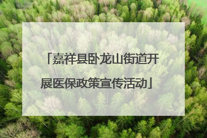 嘉祥县卧龙山街道开展医保政策宣传活动