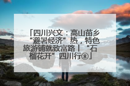 四川兴文：高山苗乡“避暑经济”热，特色旅游铺就致富路丨“石榴花开”四川行⑧