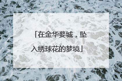 在金华婺城，坠入绣球花的梦境