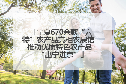 宁夏670余款“六特”农产品亮相农展馆 推动优质特色农产品“出宁进京”
