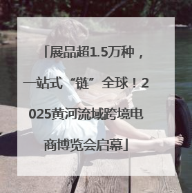 展品超1.5万种，一站式“链”全球！2025黄河流域跨境电商博览会启幕