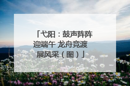 弋阳：鼓声阵阵迎端午 龙舟竞渡展风采（图）