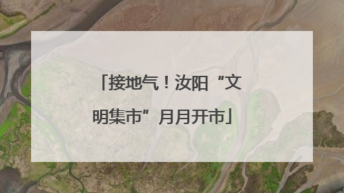 接地气！汝阳“文明集市”月月开市