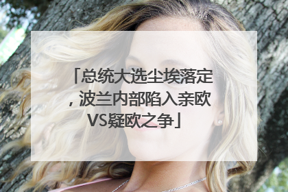 总统大选尘埃落定，波兰内部陷入亲欧VS疑欧之争