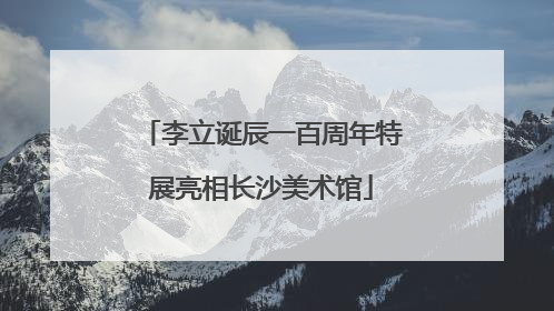 李立诞辰一百周年特展亮相长沙美术馆