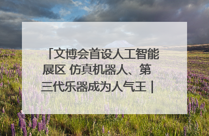 文博会首设人工智能展区 仿真机器人、第三代乐器成为人气王｜文博向“新”