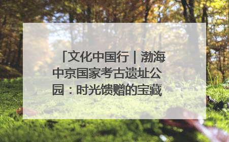 文化中国行｜渤海中京国家考古遗址公园：时光馈赠的宝藏 历史凝固的诗篇