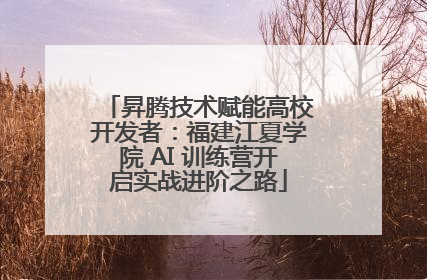 昇腾技术赋能高校开发者：福建江夏学院 AI 训练营开启实战进阶之路