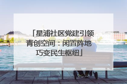 星浦社区党建引领青创空间：闲置阵地巧变民生枢纽