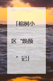 榕树小区“焕颜”记