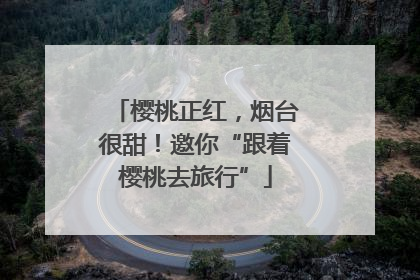 樱桃正红，烟台很甜！邀你“跟着樱桃去旅行”