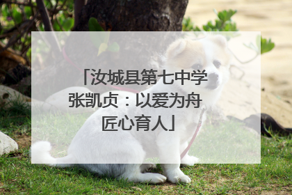 汝城县第七中学张凯贞：以爱为舟 匠心育人