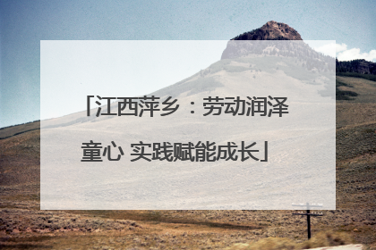 江西萍乡：劳动润泽童心 实践赋能成长