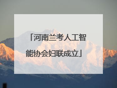 河南兰考人工智能协会妇联成立