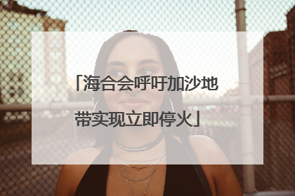 海合会呼吁加沙地带实现立即停火