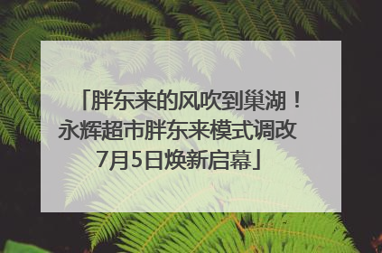 胖东来的风吹到巢湖！永辉超市胖东来模式调改7月5日焕新启幕