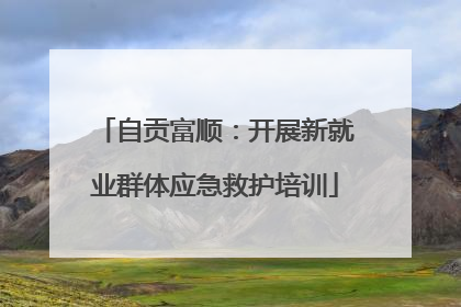 自贡富顺：开展新就业群体应急救护培训