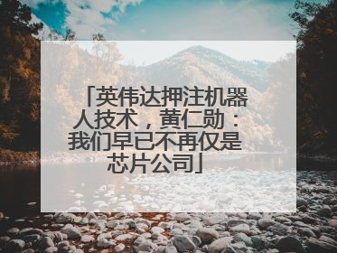 英伟达押注机器人技术，黄仁勋：我们早已不再仅是芯片公司