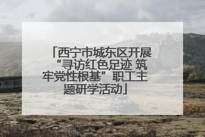 西宁市城东区开展“寻访红色足迹 筑牢党性根基”职工主题研学活动