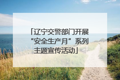 辽宁交警部门开展“安全生产月”系列主题宣传活动