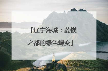 辽宁海城：菱镁之都的绿色蝶变