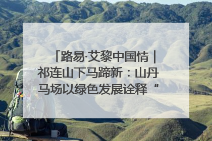 路易·艾黎中国情｜祁连山下马蹄新：山丹马场以绿色发展诠释“两山”理论实践