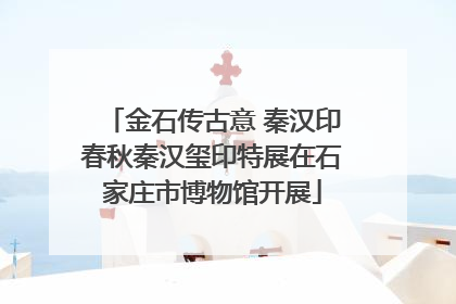 金石传古意 秦汉印春秋秦汉玺印特展在石家庄市博物馆开展