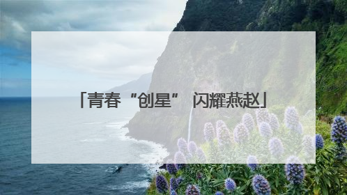 青春“创星” 闪耀燕赵