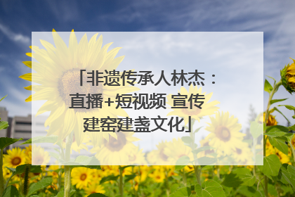 非遗传承人林杰：直播+短视频 宣传建窑建盏文化
