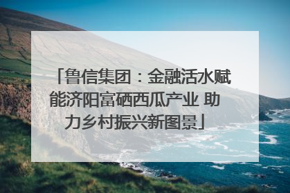 鲁信集团：金融活水赋能济阳富硒西瓜产业 助力乡村振兴新图景