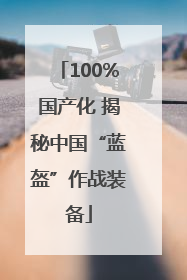 100%国产化 揭秘中国“蓝盔”作战装备