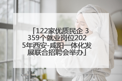 122家优质民企 3359个就业岗位2025年西安-咸阳一体化发展联合招聘会举办