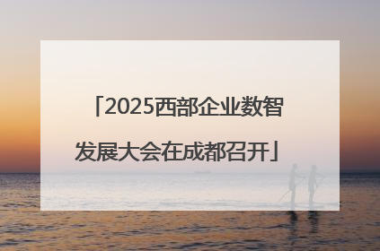 2025西部企业数智发展大会在成都召开