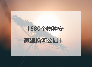 880个物种安家温榆河公园